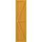 Ekena Millwork Americraft 4-Board Wood 2 Equal Panel Frmd Board-n-Batten Shutters w/Dbl Z-Bar, ARW102BF414X83TUH, PR ARW102BF414X83TUH - alternate 6